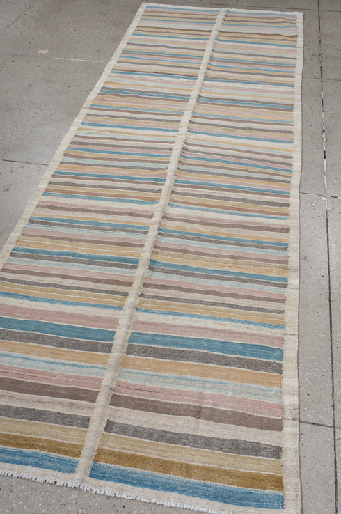 Vintage Kilim Runner Rug (3' x 10')
