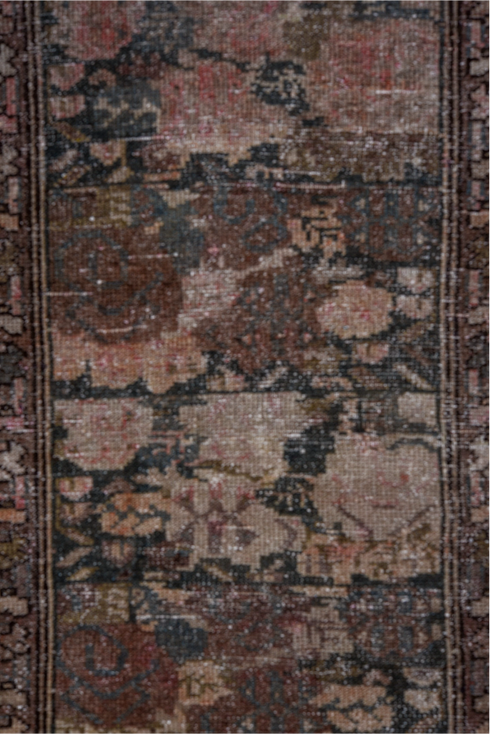 Antique Malayer Runner Rug (3' x 16')