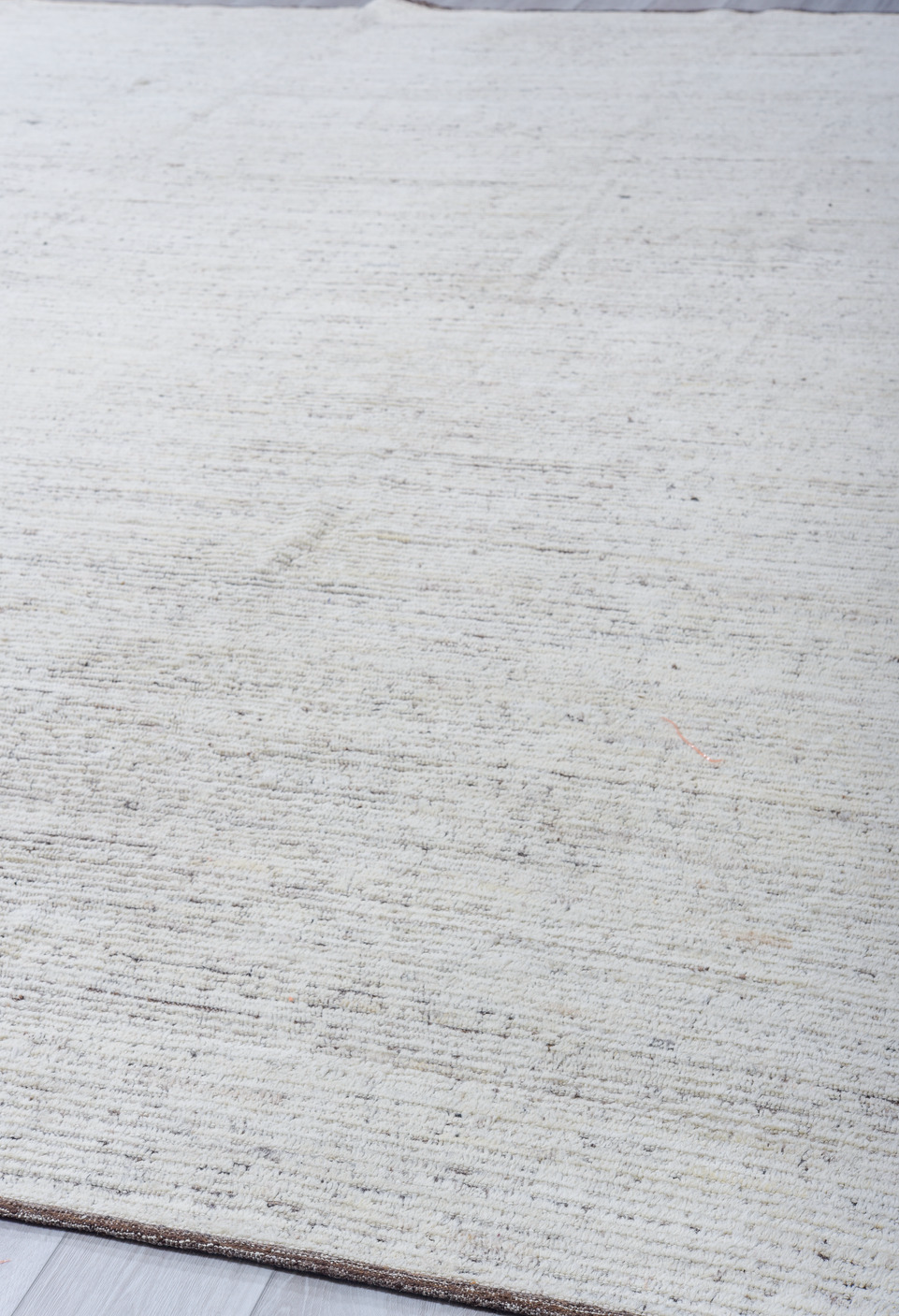 13' x 13' one-of-a-kind handmade vintage Tulu oversize rug. Color palette: black, dark gray, dim gray, gainsboro, gray