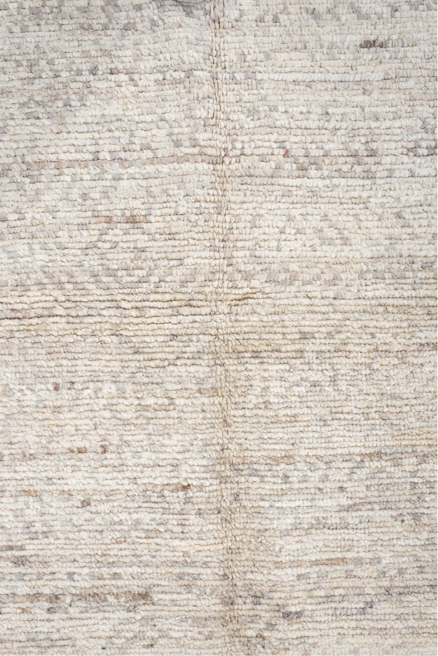 5' x 7' one-of-a-kind handmade vintage Tulu rug. Color palette: antiquewhite, dark gray, floral white, gainsboro, gray