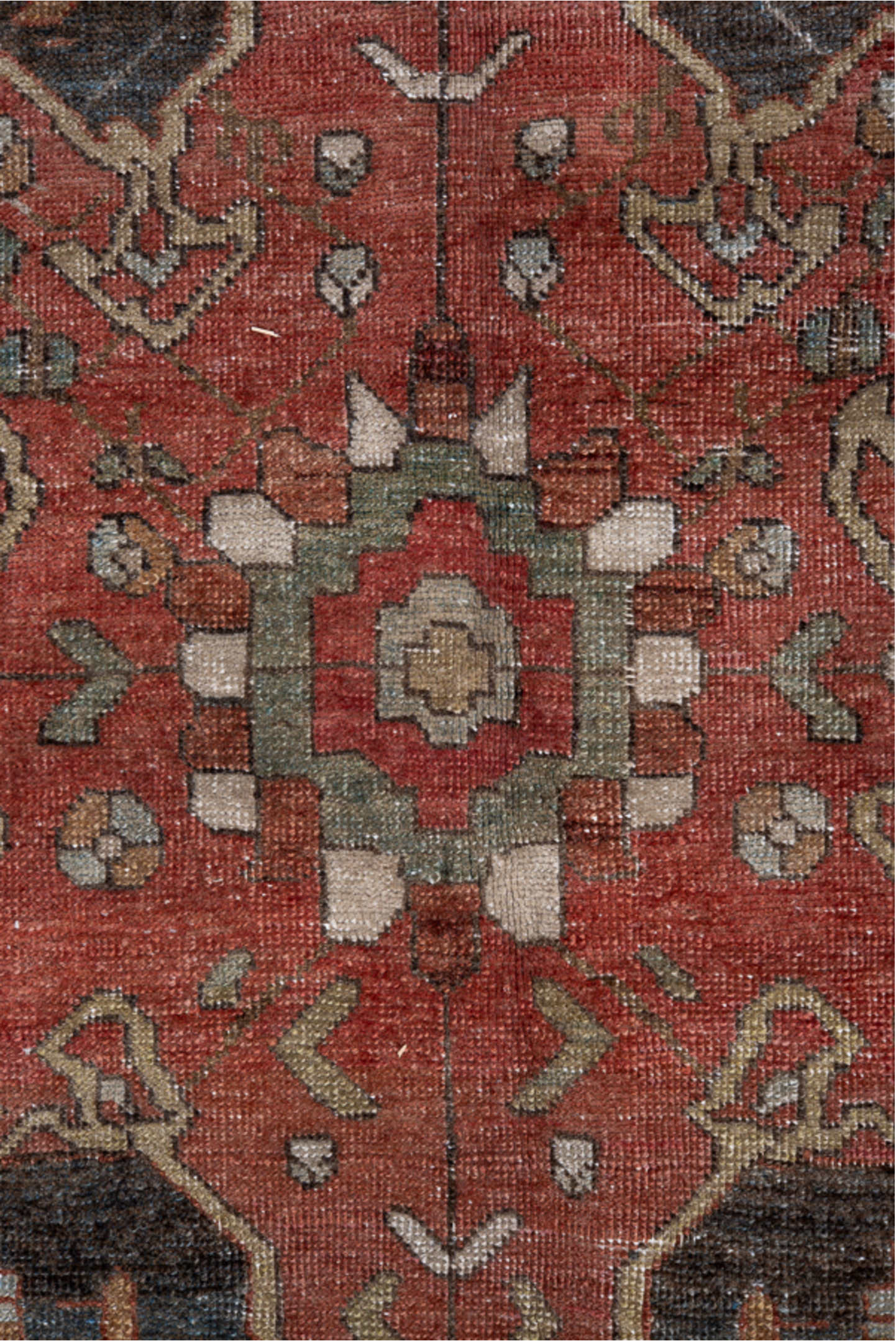 6' x 9' one-of-a-kind handmade vintage Far.Sarouk medium size rug. Color palette: black, brown, charcoal, dim gray, gray