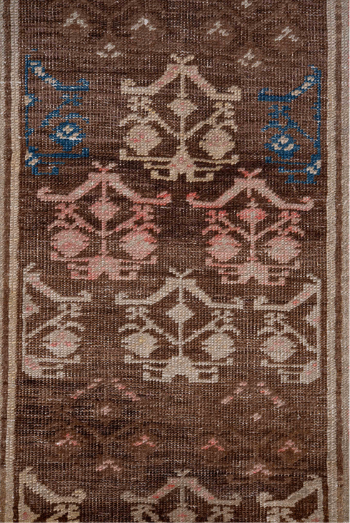 Antique Cam Hamadan Runner Rug (3' x 10')