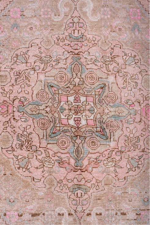 Antique Sarouk Area Rug (4' x 6')