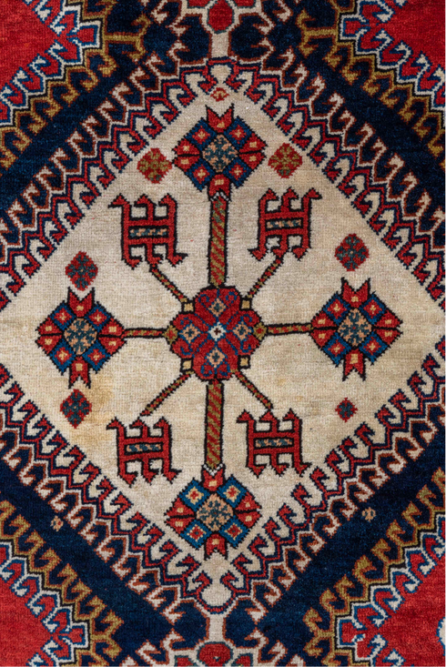 Vintage Qashqai Area Rug (4' x 7')