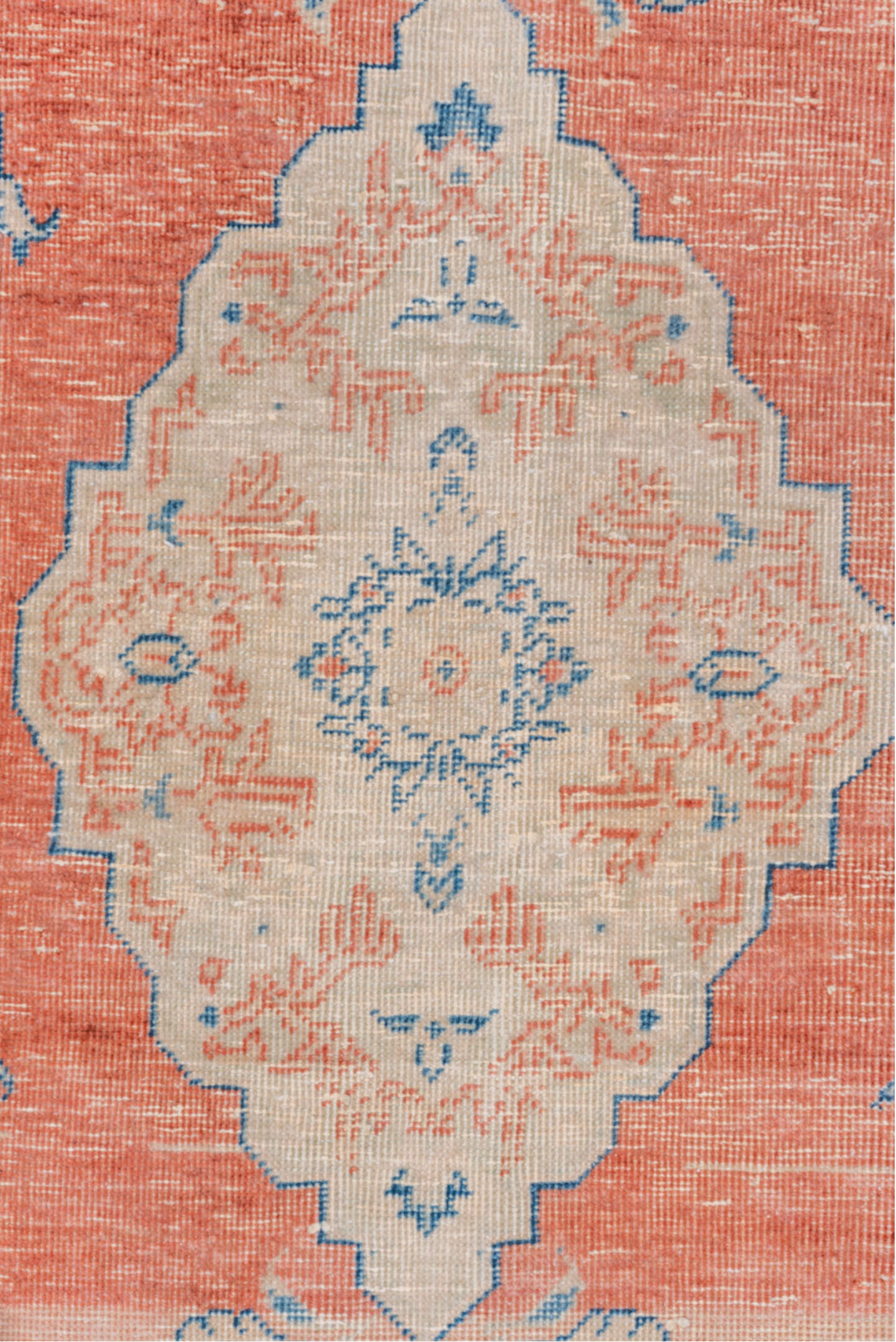 3' x 4' one-of-a-kind handmade vintage Mahal small size rug. Color palette: arapawa, blue, brown, dark gray, dim gray