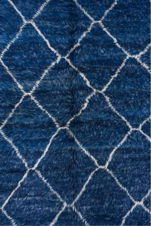 Vintage Moroccan Area Rug (7' x 10')