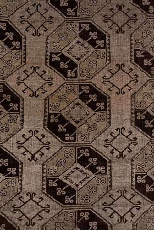 Antique Afghan Area Rug (7' x 15')