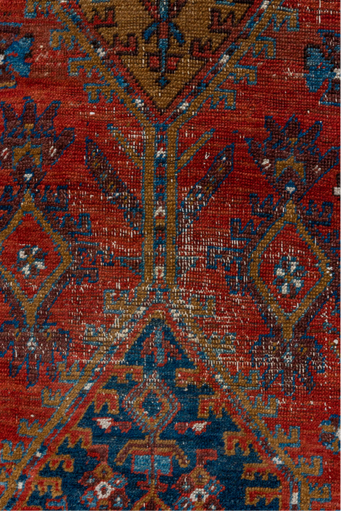 Vintage Heriz Runner Rug (3' x 13')