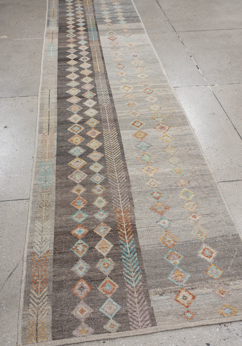 Vintage Kilim Runner Rug (3' x 13')