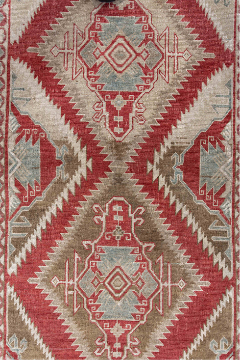Antique Caucasian Area Rug (3' x 5')