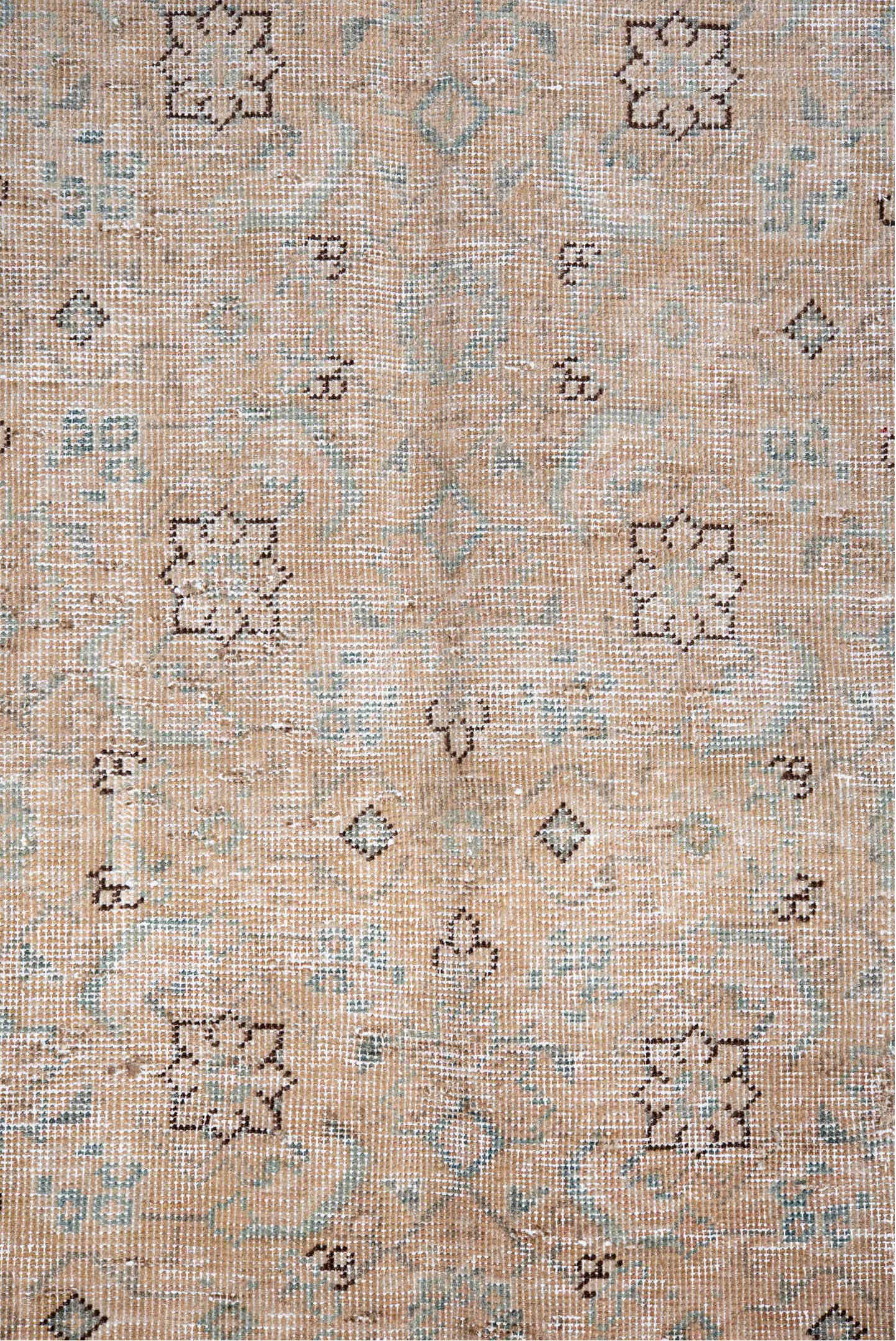 9' x 12' one-of-a-kind handmade vintage Tabriz large size rug. Color palette: black, brown, gainsboro, gray, light gray