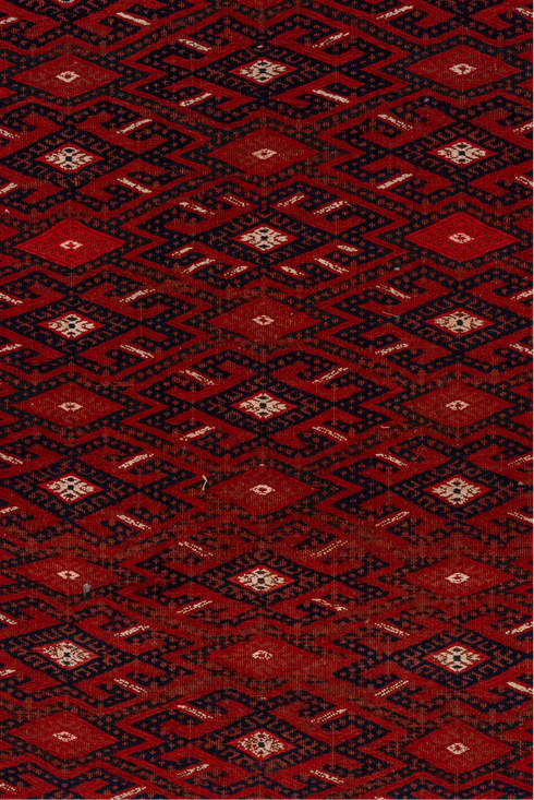 Vintage Flatweave Area Rug (7' x 14')