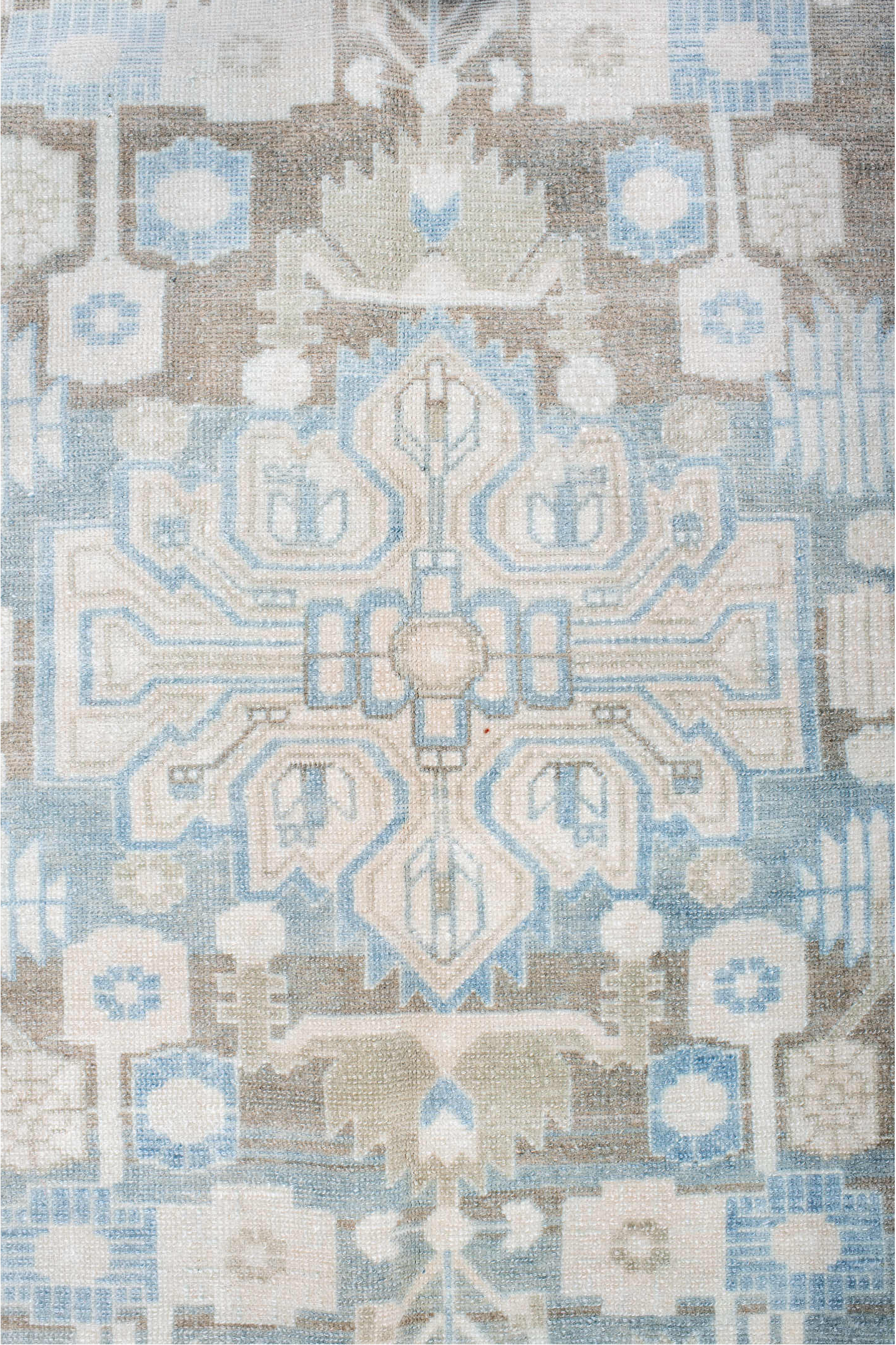 5' x 8' one-of-a-kind handmade vintage Malayer medium size rug. Color palette: dark gray, gainsboro, gray, light blue