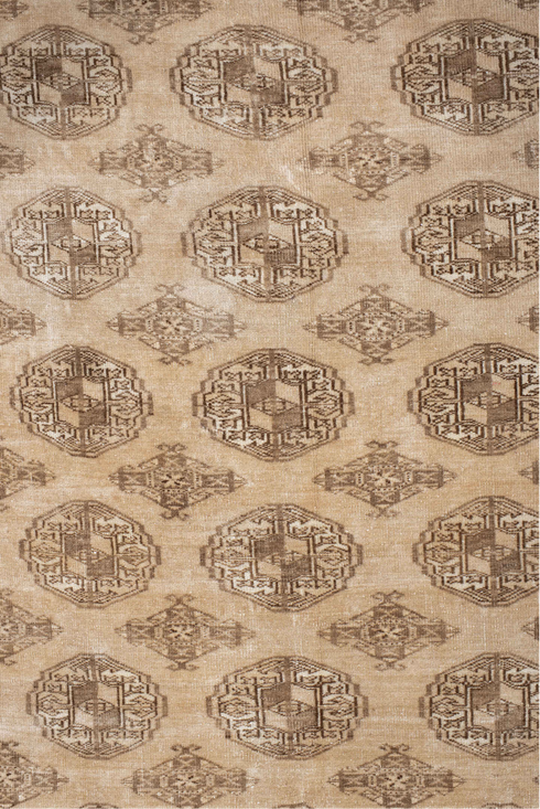 Antique Bokara Area Rug (6' x 9')