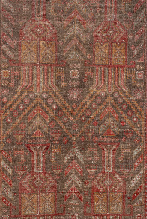 Antique Belouch Runner Rug (3' x 9')