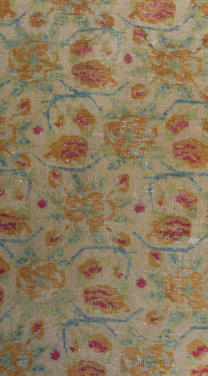 5' x 8' one-of-a-kind handmade vintage Afshar medium size rug. Color palette: brown, gray, light gray, off-white, red