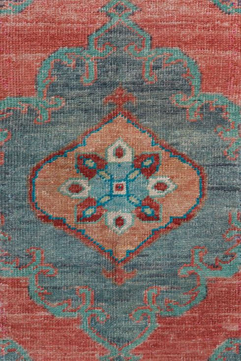 Antique Oushak Runner Rug (3' x 11')