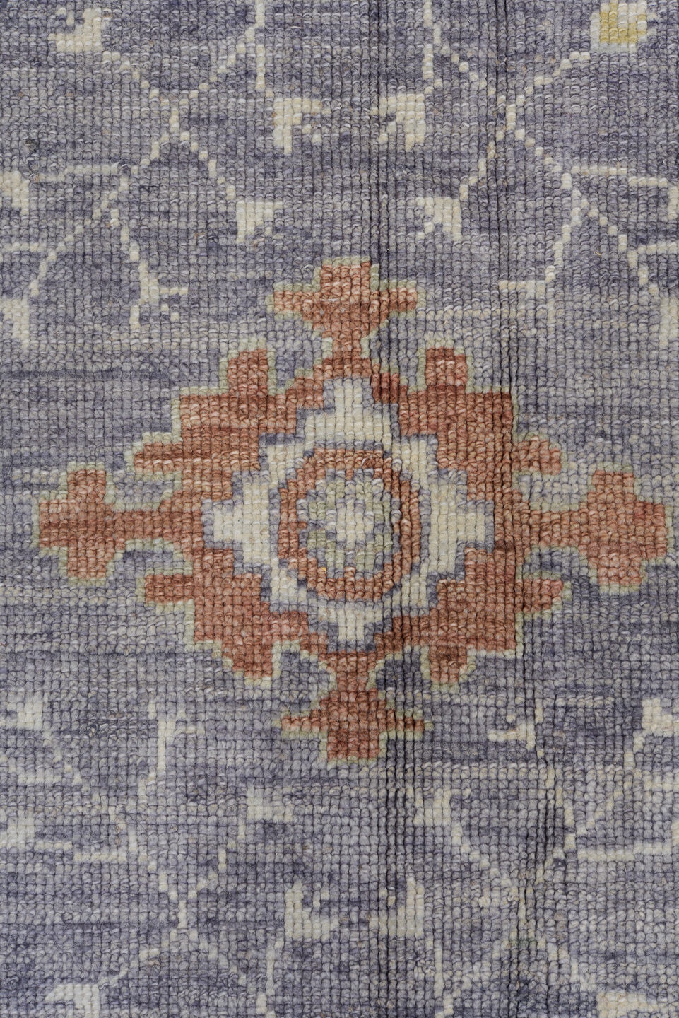 11' x 15' one-of-a-kind handmade vintage Oushak oversize rug. Color palette: black, blue, brown, dark gray, dim gray, gray