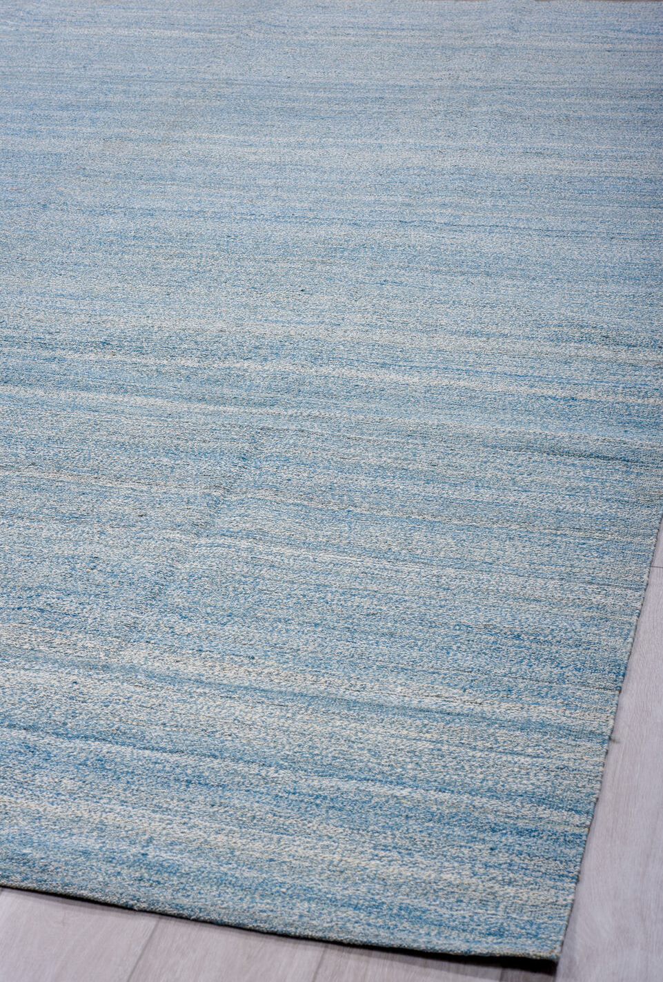 10' x 14' one-of-a-kind handmade vintage Kilim large size rug. Color palette: arapawa, black, blue, dim gray, gainsboro