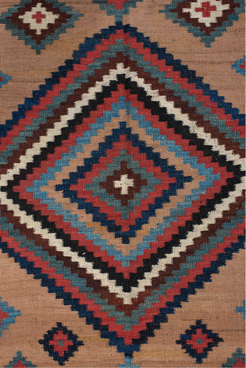 Antique Kilim Runner Rug (5' x 10')