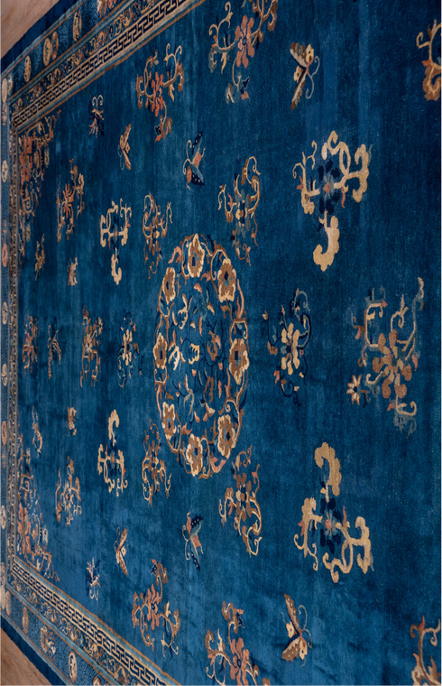 Antique Chinese Area Rug (12' x 10')