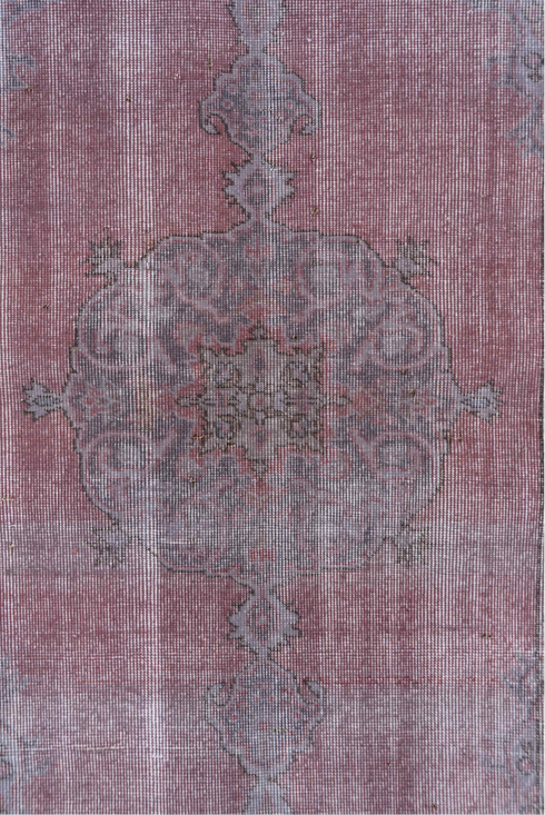 Antique Overdyed Area Rug (3' x 7')