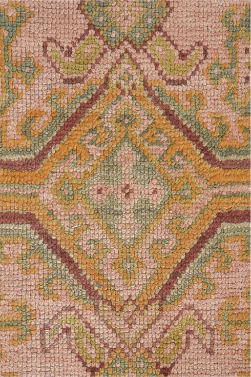 Antique Oushak Runner Rug (3' x 11')