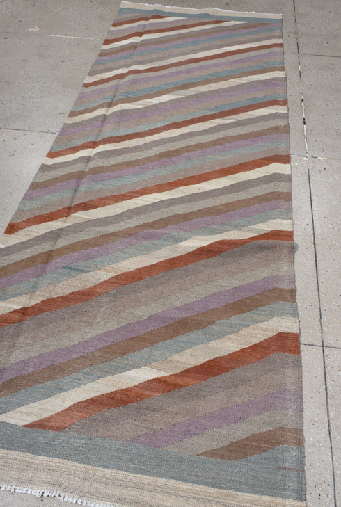 Vintage Kilim Runner Rug (3' x 9')