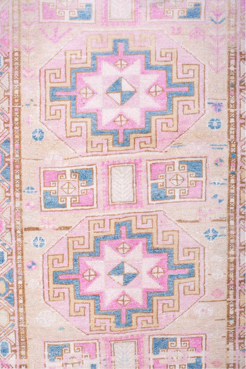 Antique Sarab Runner Rug (3' x 9')