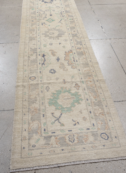 Vintage Oushak Runner Rug (2' x 10')