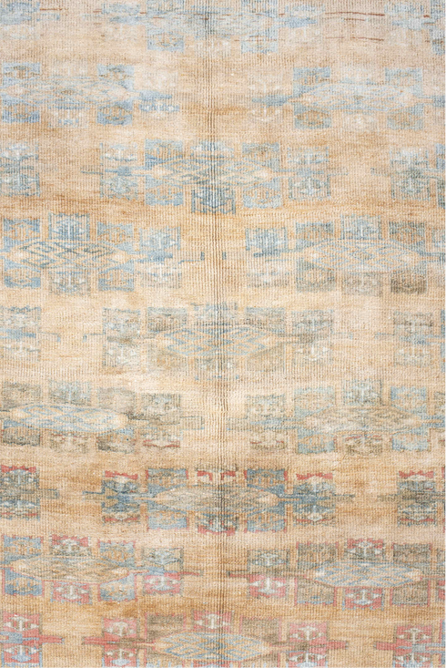 Antique Yamoud Area Rug (4' x 5')