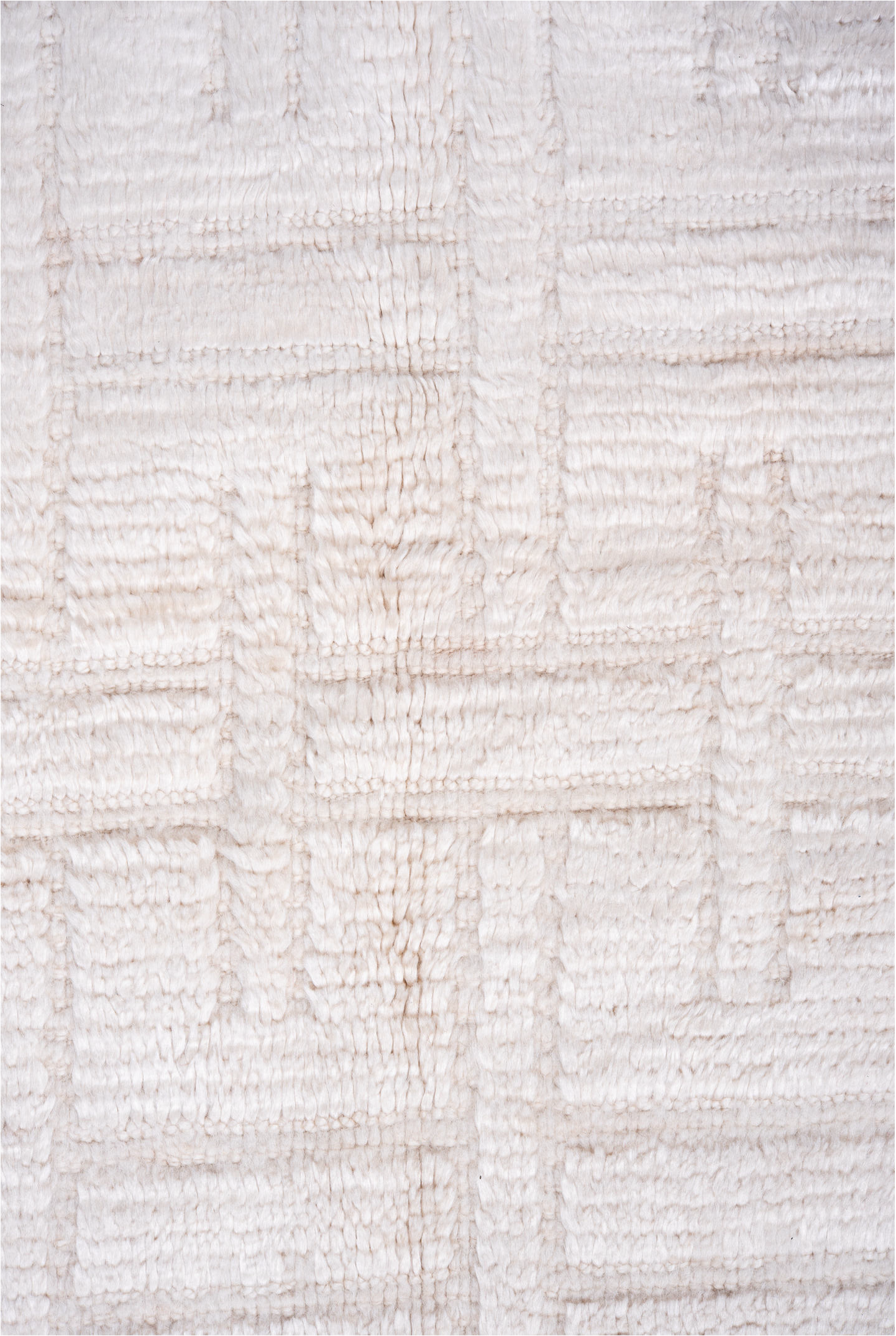 4' x 7' one-of-a-kind handmade vintage Tulu rug. Color palette: brown, dim gray, gray, light gray, off-white, orange, pink