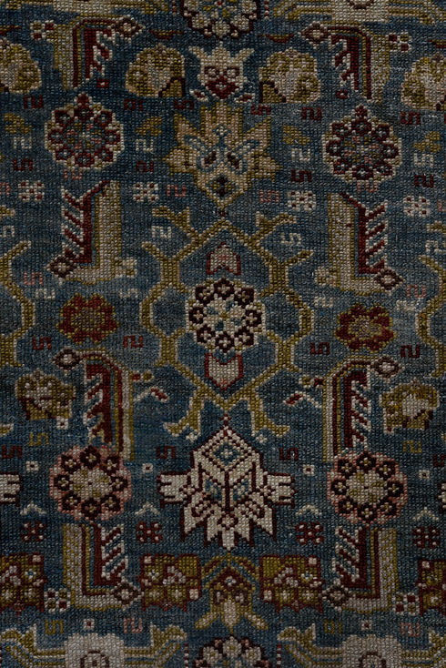 Antique Malayer Runner Rug (3' x 16')