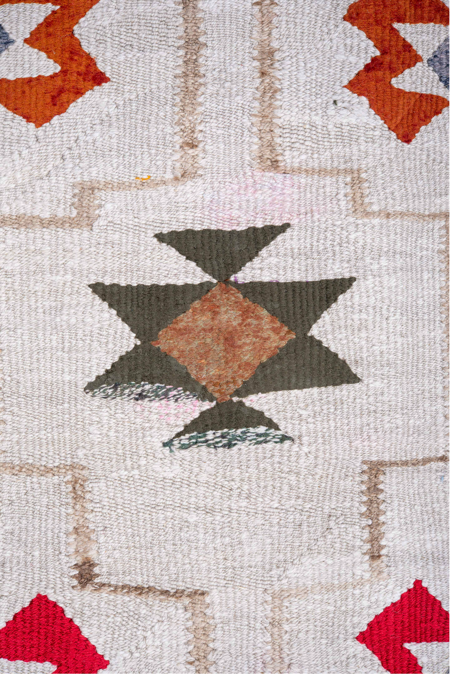 2' x 10' one-of-a-kind handmade vintage Kilim runner rug. Color palette: black, blue, brown, dark gray, gainsboro, gray