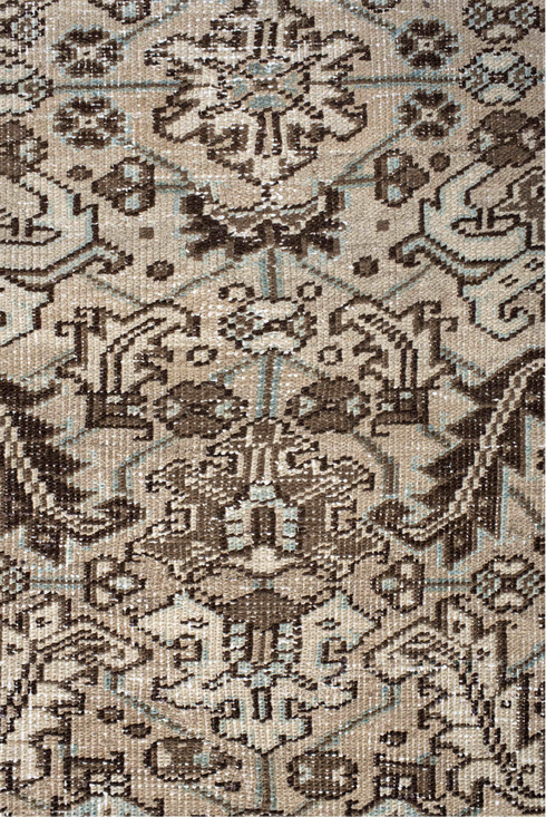 Antique Heriz Area Rug (6' x 7')