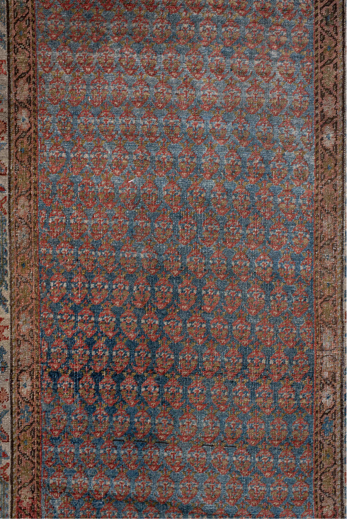 Antique Bidjar Runner Rug (3' x 16')
