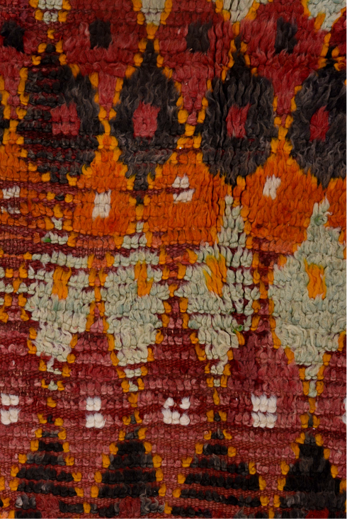 Vintage Moroccan Area Rug (6' x 12')