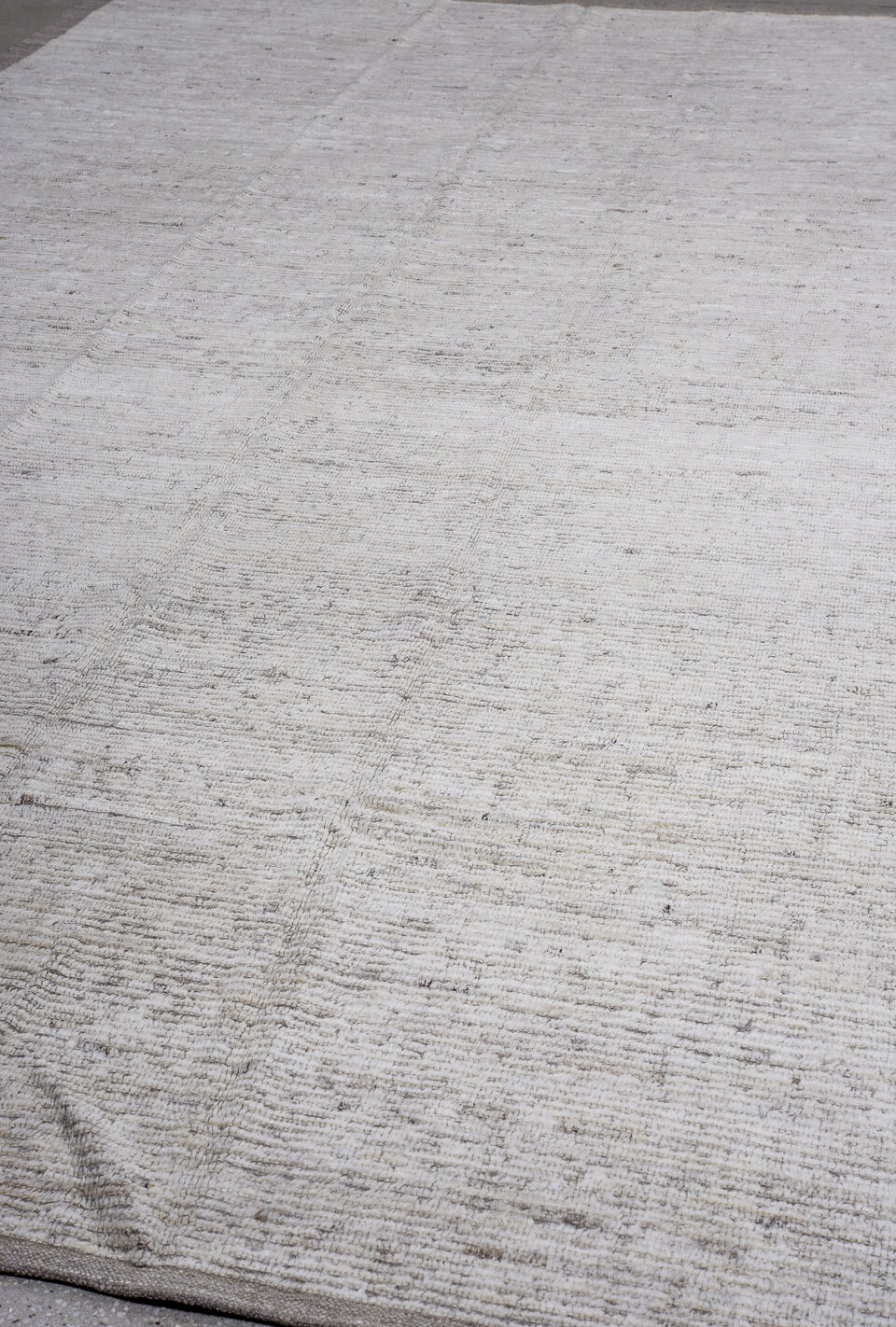 7' x 14' one-of-a-kind handmade vintage Tulu large size rug. Color palette: brown, gray, pink, redwood