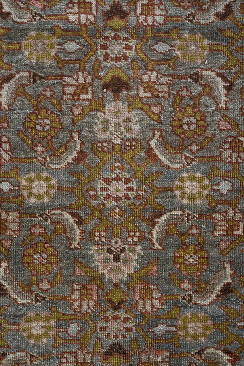 Antique Bidjar Runner Rug (3' x 16')