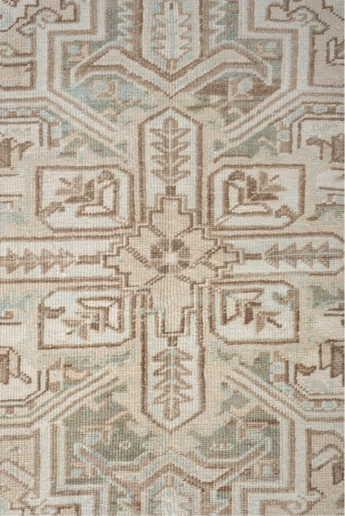 Antique Heriz Area Rug (8' x 10')