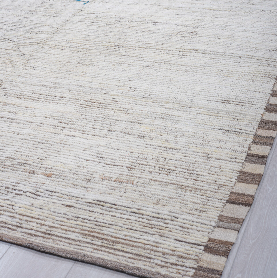 10' x 14' one-of-a-kind handmade vintage Tulu large size rug. Color palette: black, charcoal, dark gray, gainsboro, gray