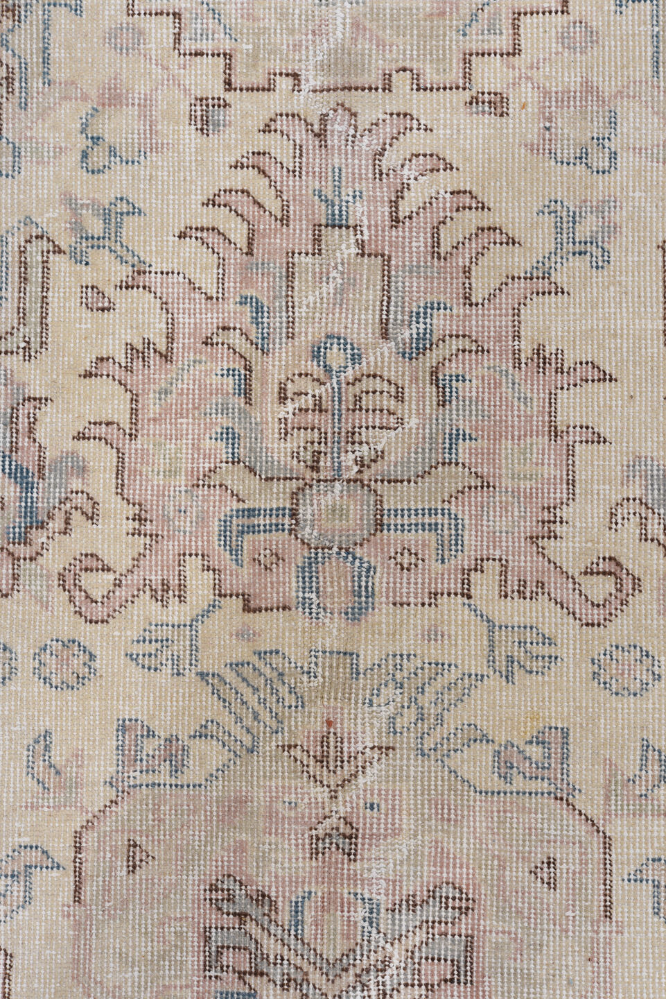 8' x 12' one-of-a-kind handmade vintage Sparta large size rug. Color palette: beige, black, charcoal, dark gray, dim gray