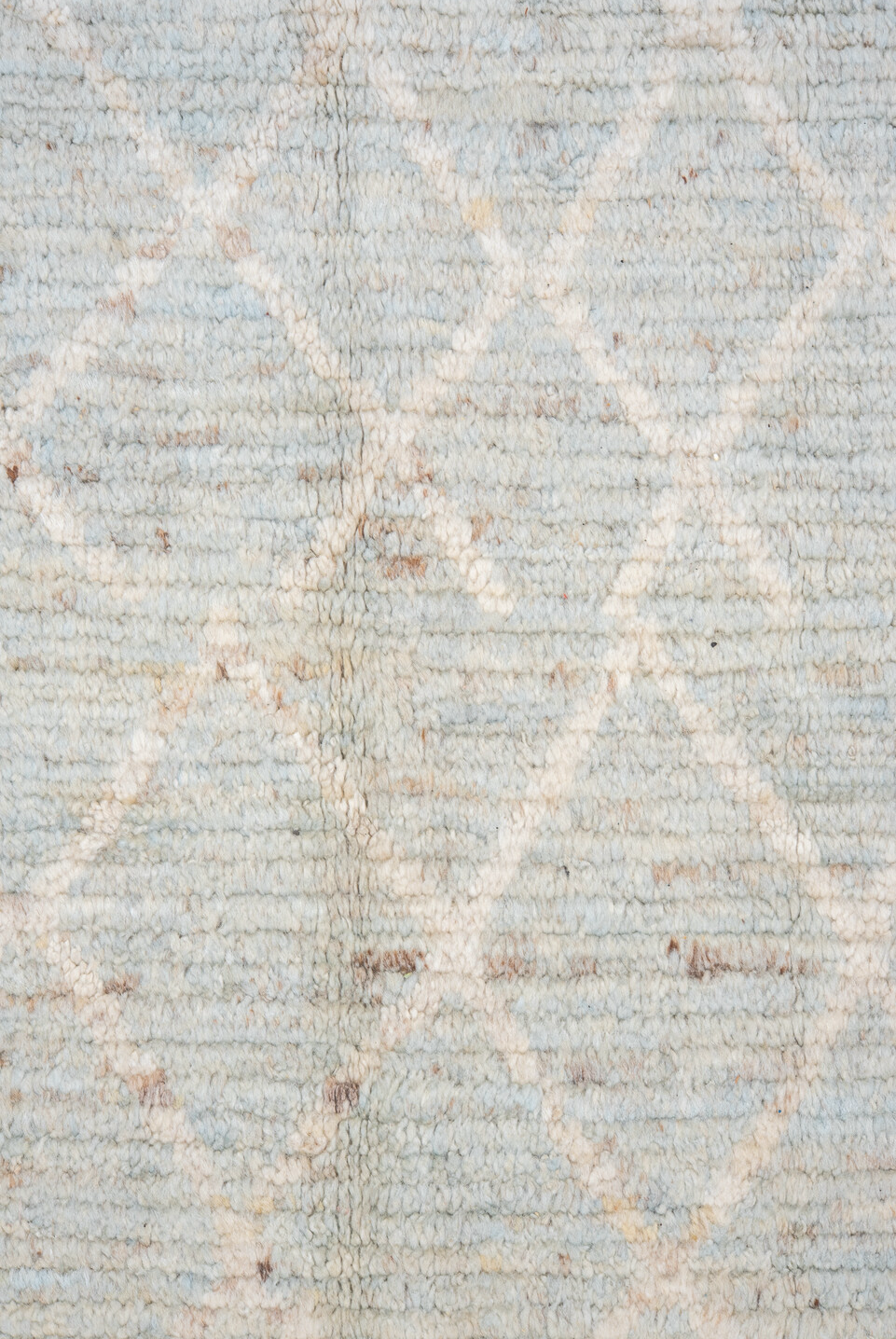 8' x 11' one-of-a-kind handmade vintage Tulu large size rug. Color palette: dark gray, gainsboro, gray, light gray, linen