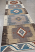 Vintage Kilim Runner Rug (4' x 15')