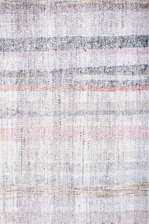 Antique Rag Rug Area Rug (8' x 12')