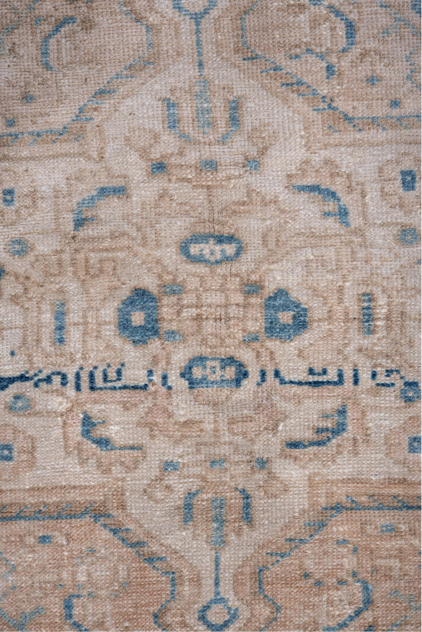 5' x 7' one-of-a-kind handmade vintage Hamadan rug. Color palette: blue, dark gray, dim gray, gainsboro, gray, light blue