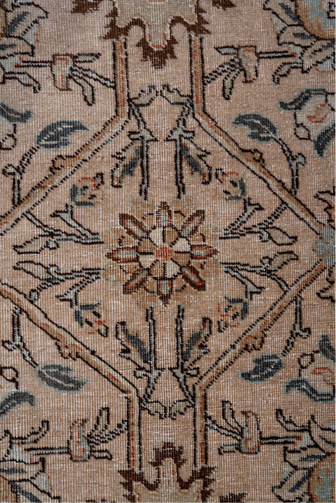 Antique Tabriz Area Rug (8' x 10')