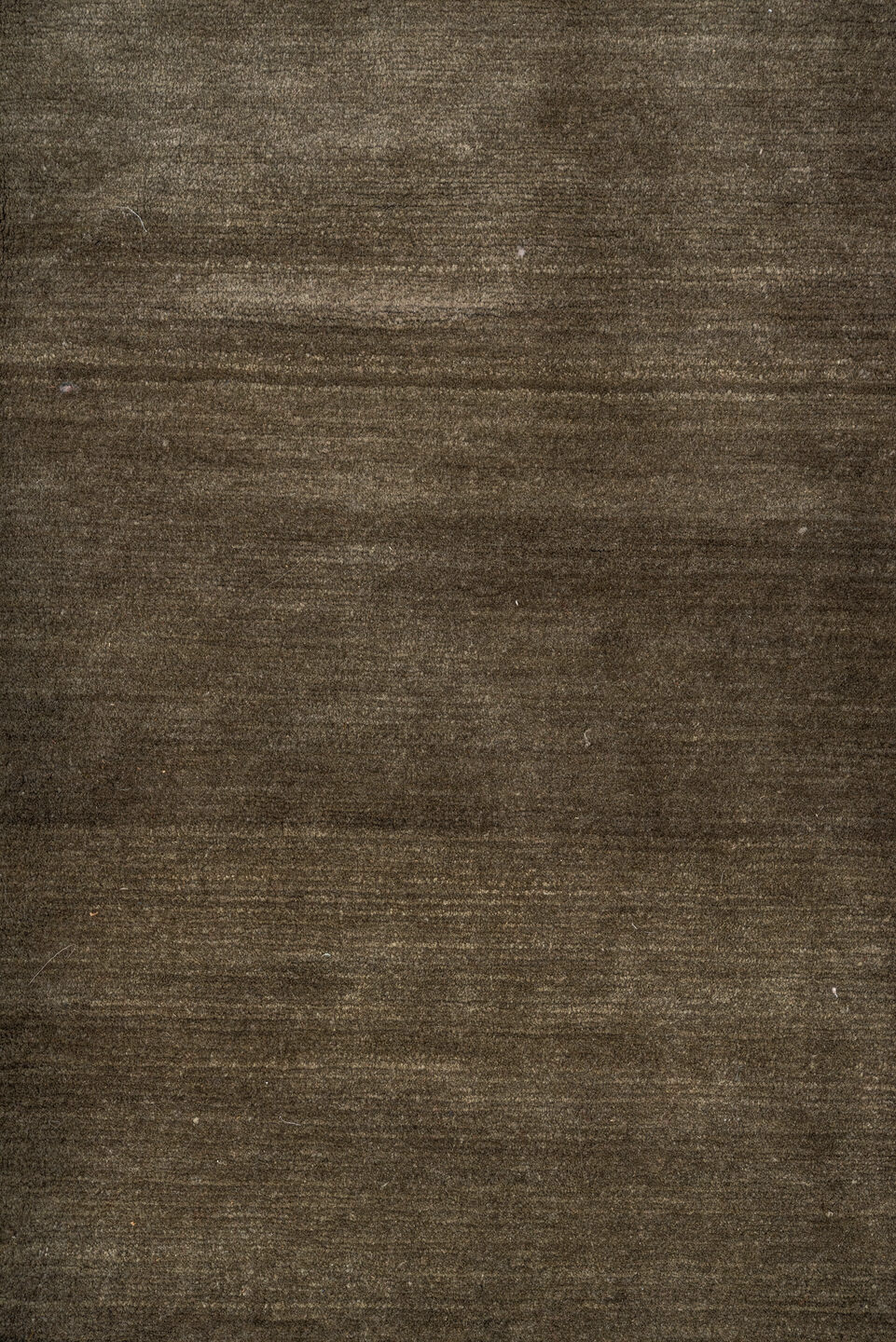 8' x 10' one-of-a-kind handmade vintage Tibetan large size rug. Color palette: black, brown, gray