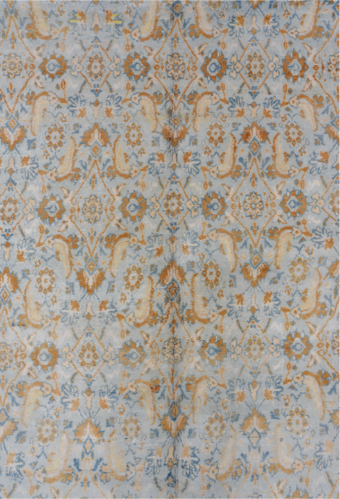 Antique Agra Area Rug (9' x 17')