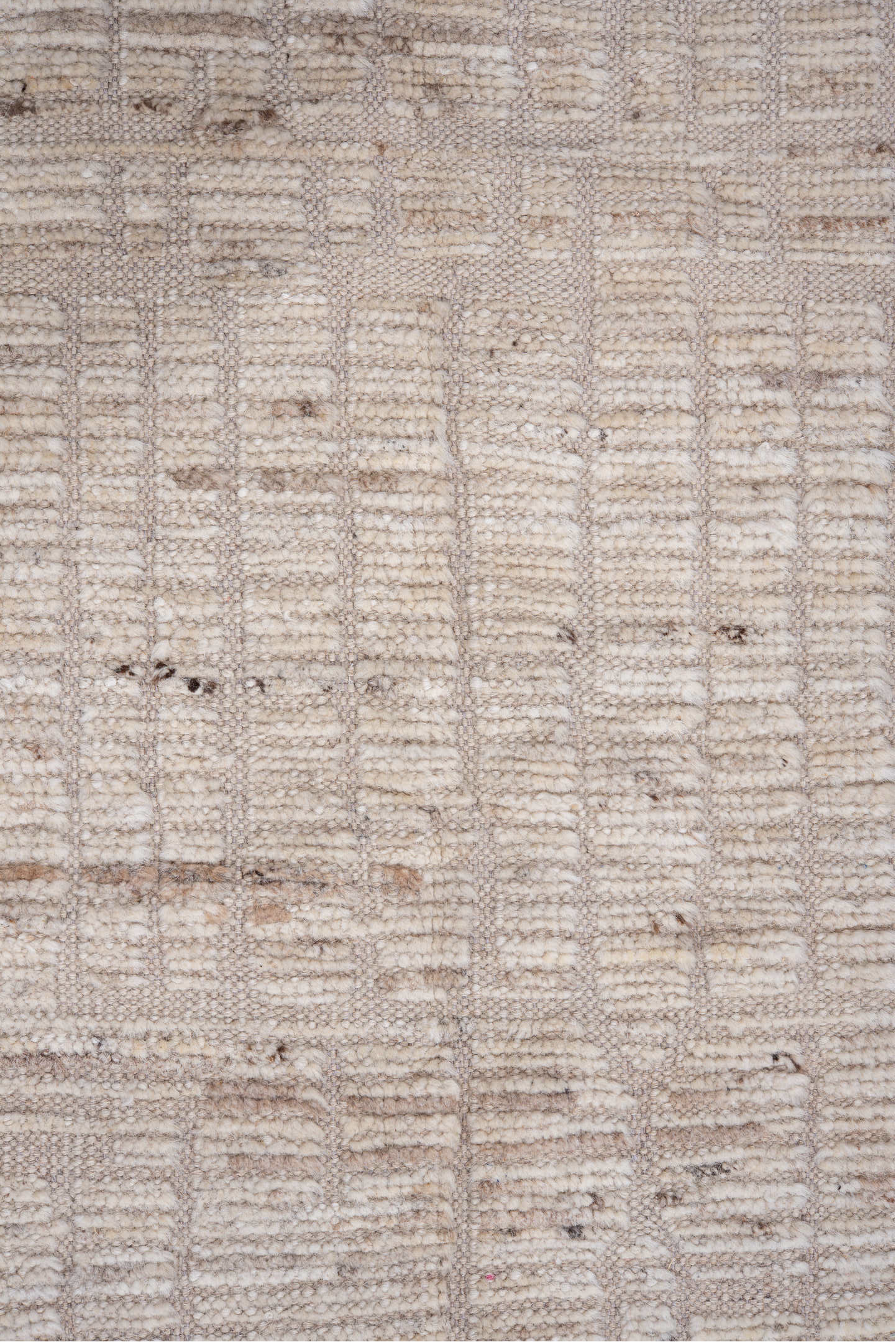 3' x 4' one-of-a-kind handmade vintage Tulu small size rug. Color palette: brown, dark gray, gainsboro, gray, light gray